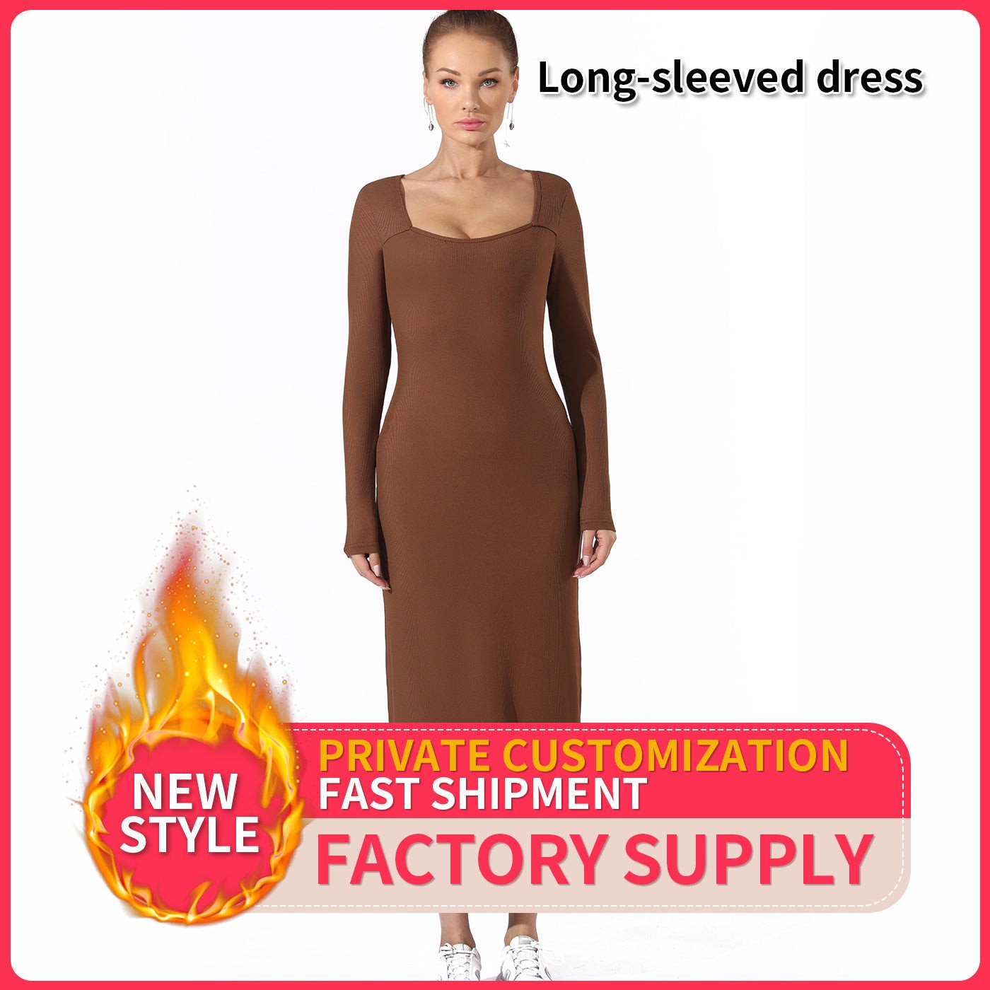 Women Casual Dress Solid Color Short Sleeve Elegant Fit
