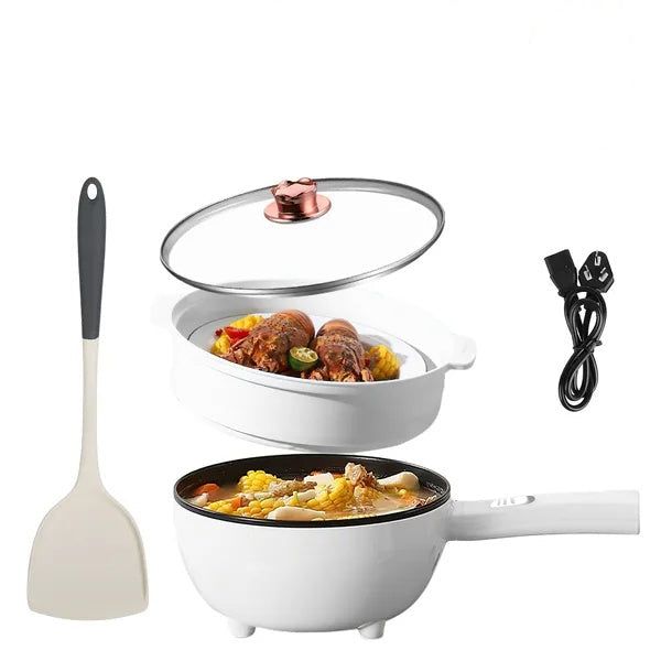 Electric Hot Pot 3L with Steamer for Students