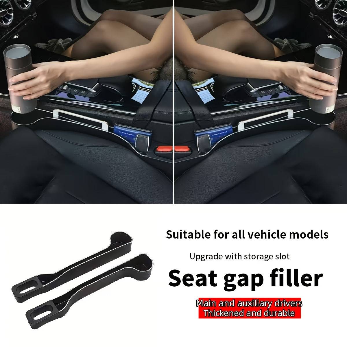2pcs TPU car seat organizer box, universal fit, multifunctional storage for accessories, keeps interior clean and tidy