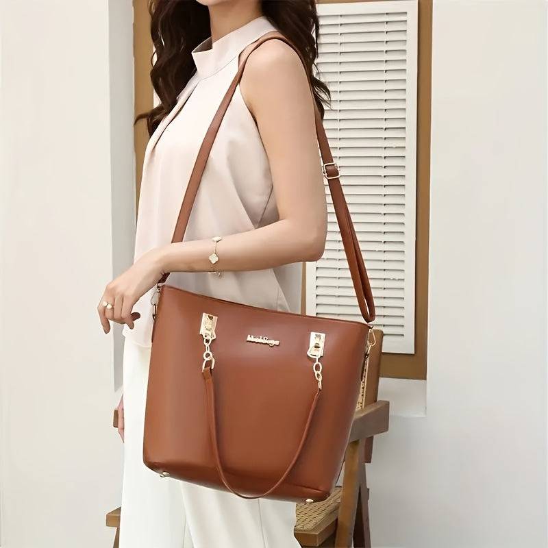 6-Piece Women's Fashion Bag Set – Handbag, Shoulder & Crossbody Bags with Large Capacity
