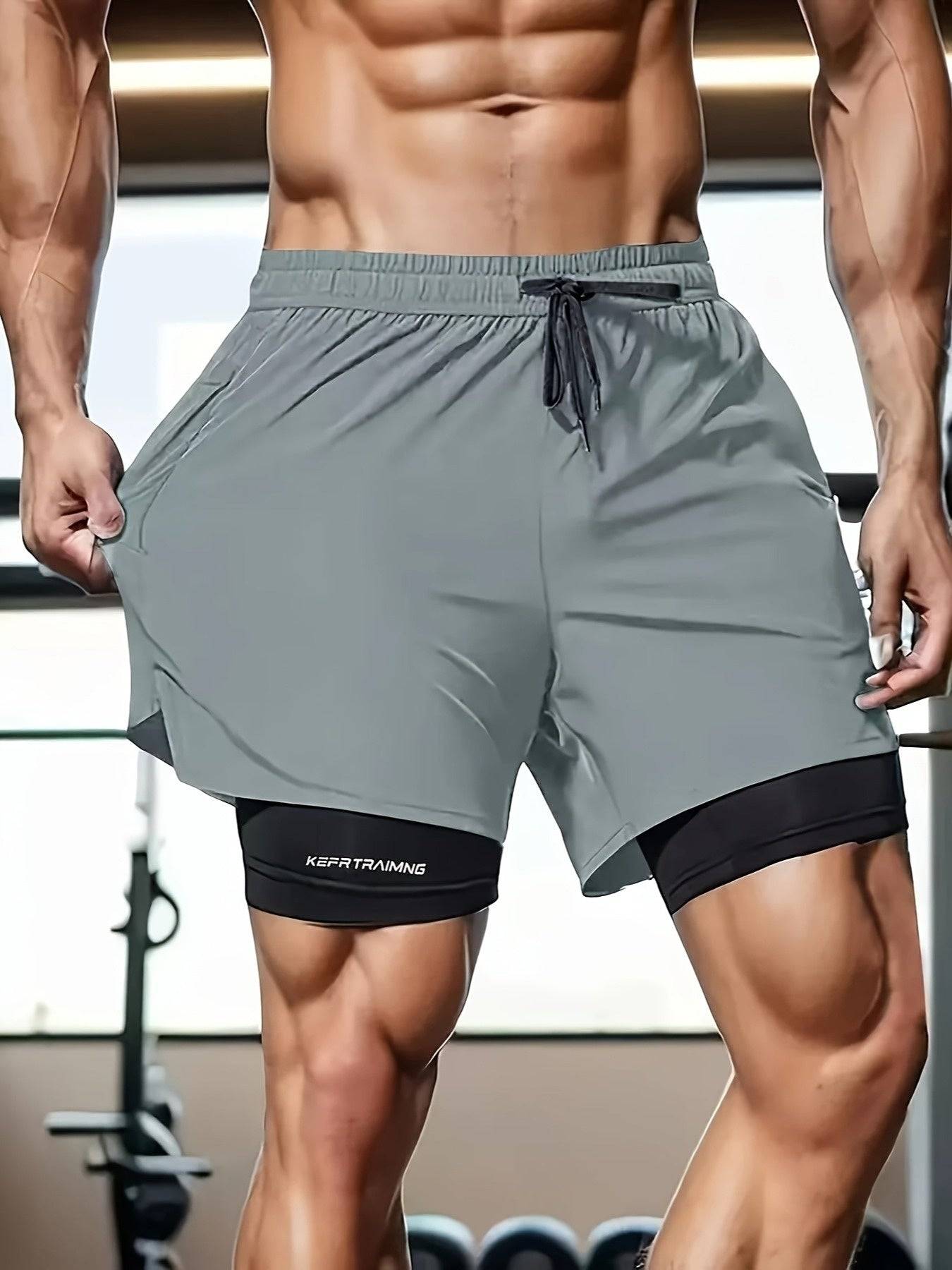Men's Quick-Dry Workout Shorts 6-Pack – Lightweight, Breathable, Elastic Waist for Gym, Running & Beach