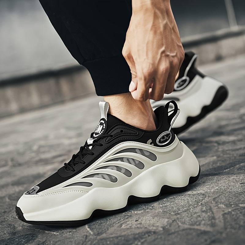 Men’s Trendy Dad Sneakers with Breathable Design & Cushioned Sole, Versatile Sports & Casual Shoes for Running and Everyday Wear