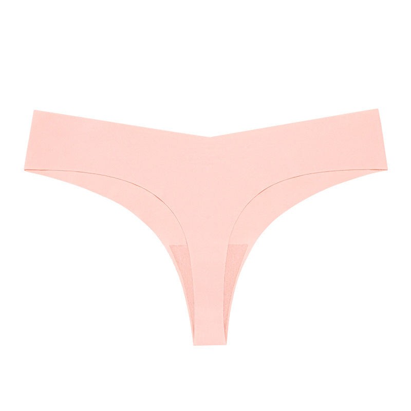 Women’s Seamless Sport Thong Low Waist T-Shape Underwear Breathable Stretch Fitness Panties