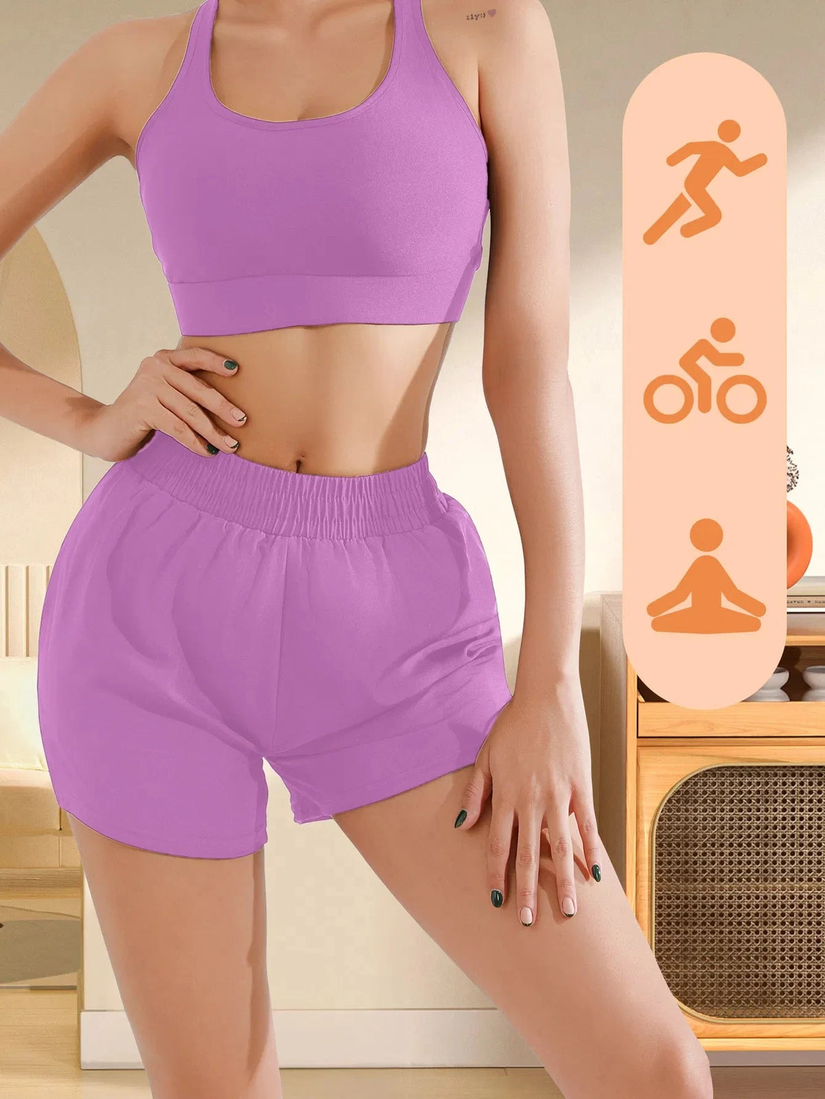 Women’s Mesh Athletic Shorts Breathable Gym Fit