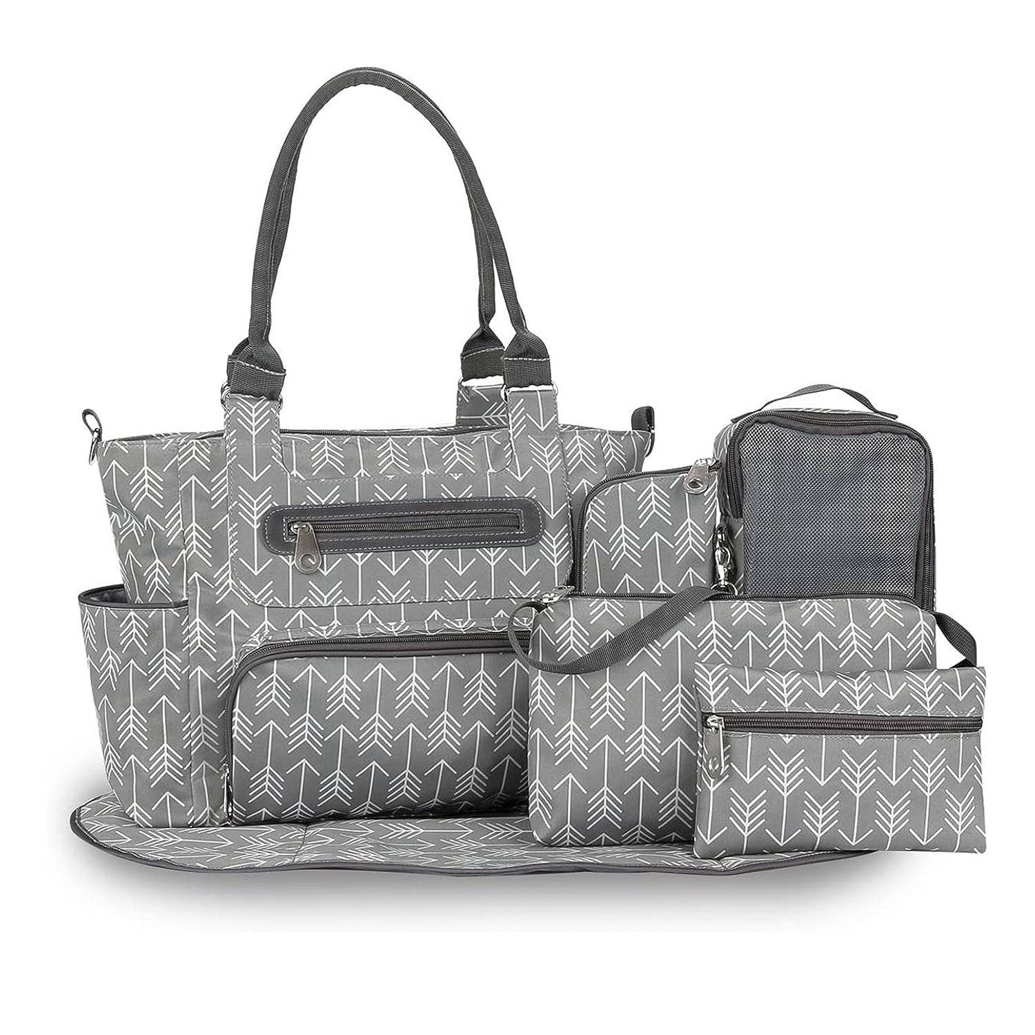 8Pcs Diaper Bags Set Multifunctional Baby Changing Kit