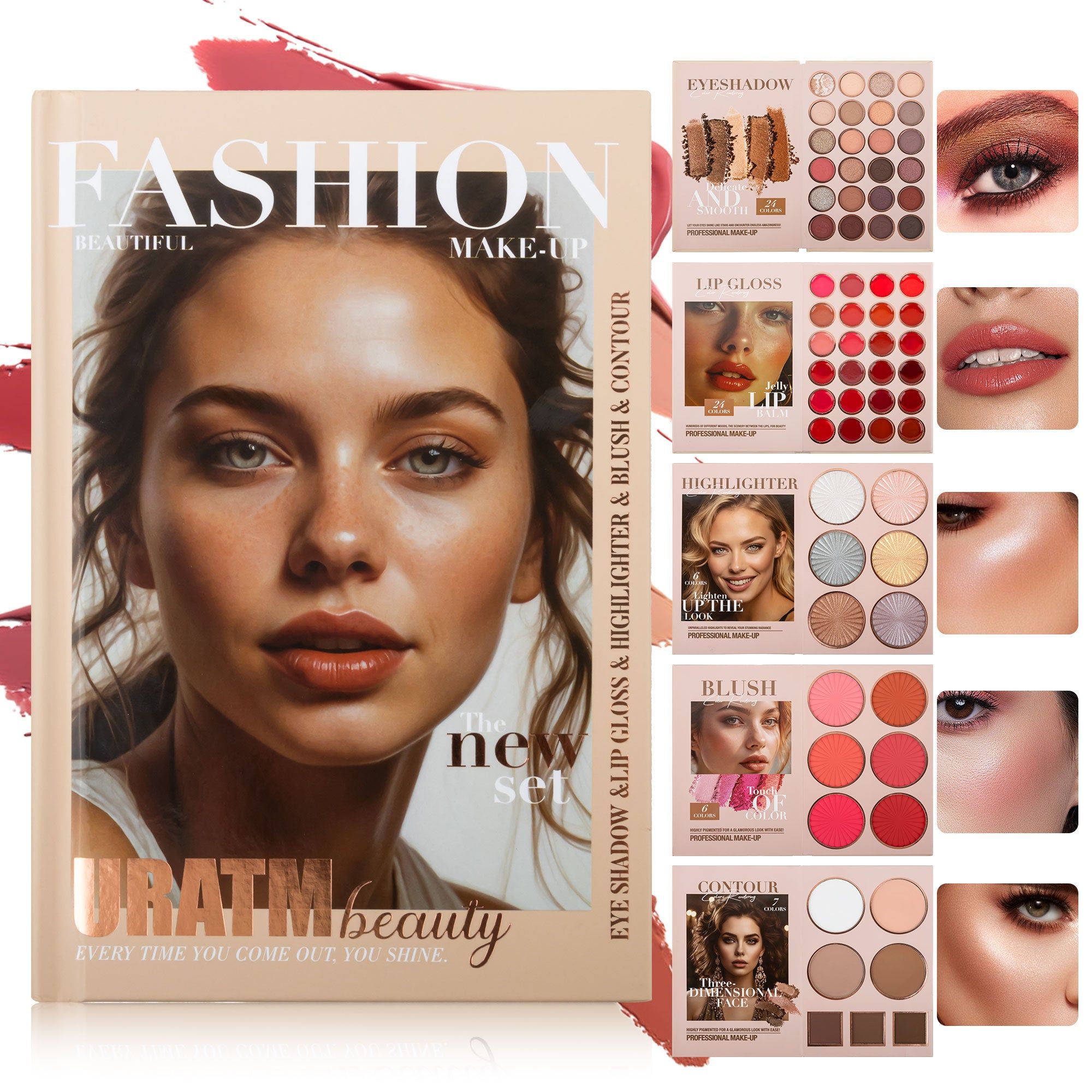 URATM Nude Makeup Palette Set with 67 Colors