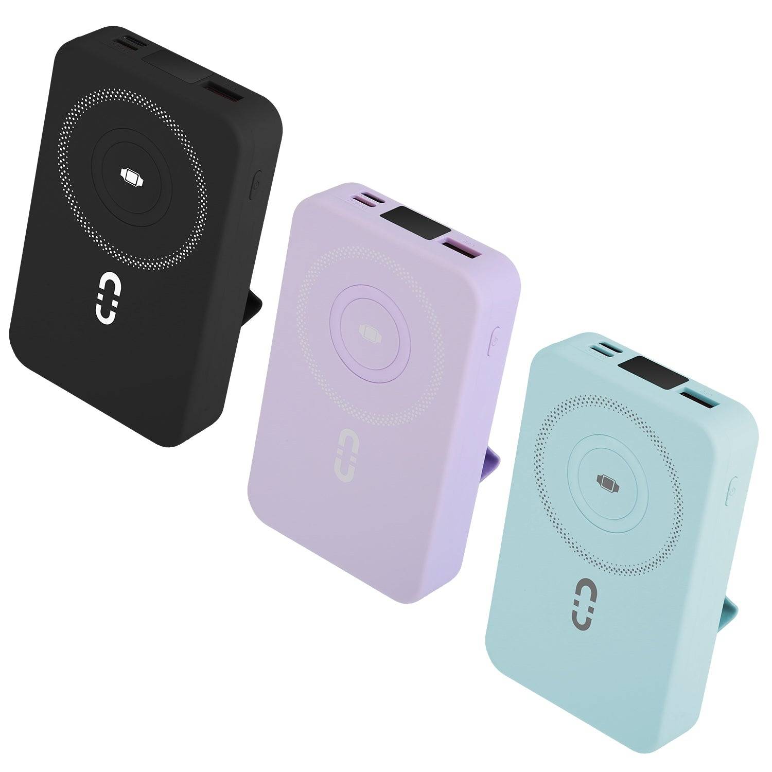 3 In 1 Magnetic Power Bank With Wireless Charging