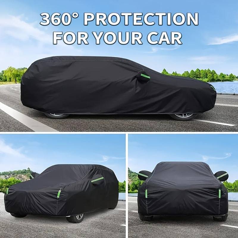 All-Purpose Waterproof Car Cover – Outdoor Protection for SUV & Sedan Against Sun, Rain, Snow and UV