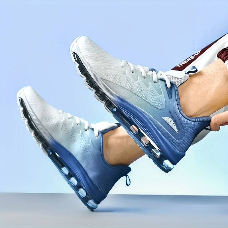 Men’s Non-Slip Training Sneakers with Button Closure, Lightweight Indoor & Outdoor Running Shoes