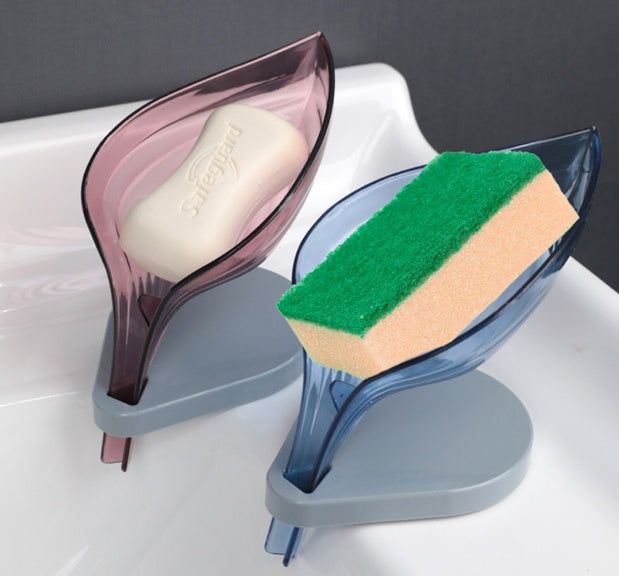 Soap Holder Sink Sponge Drain Box with Suction Cup