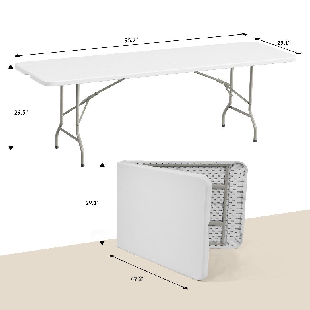 Heavy Duty Folding Table with Adjustable Height