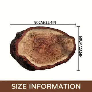 Diatomaceous Earth Mat Wood Grain Non Slip Absorbent Rug