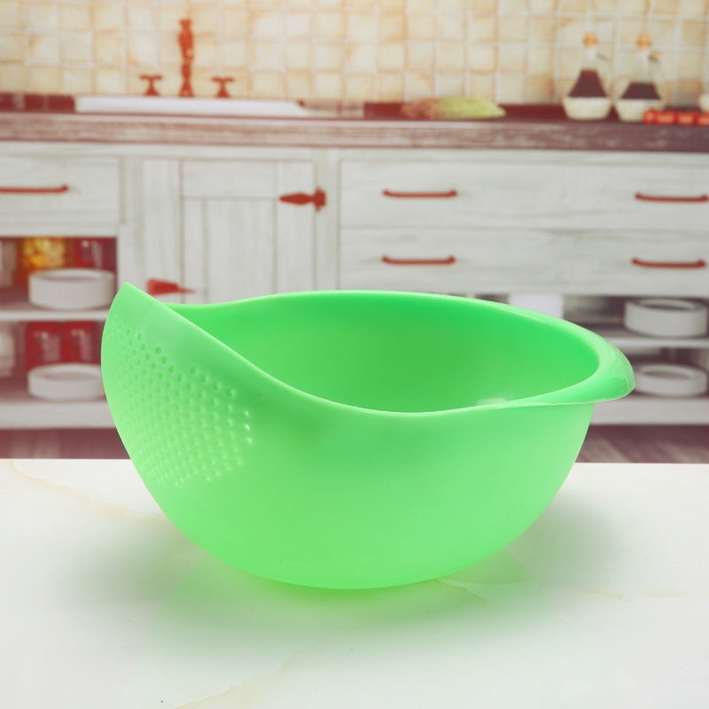 Thickened Plastic Colander Bowl with Drain Sieve