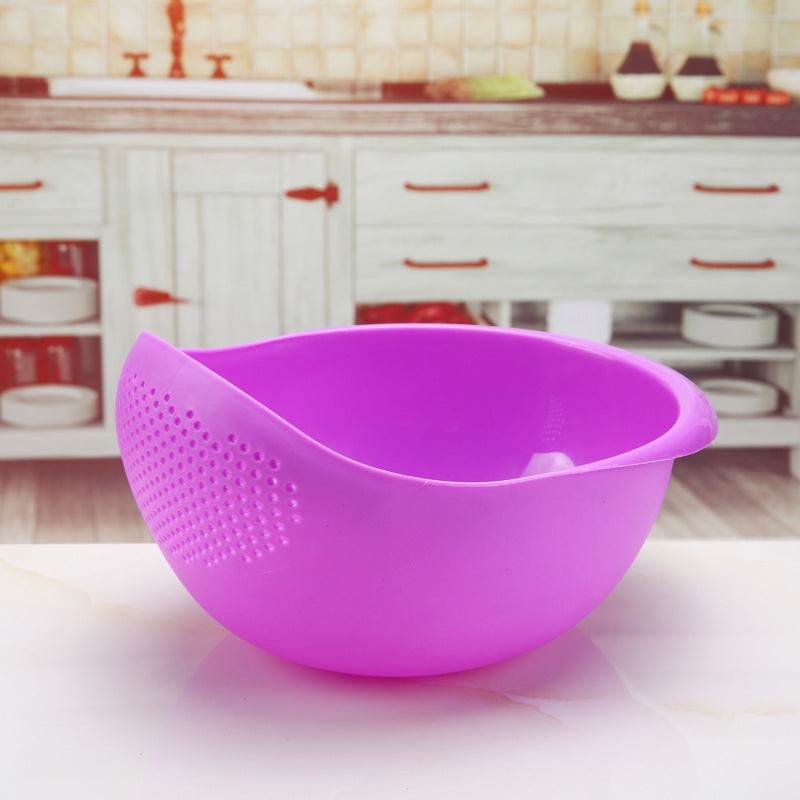 Thickened Plastic Colander Bowl with Drain Sieve