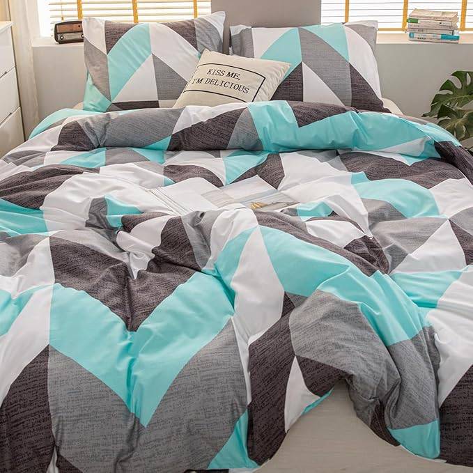 Queen Bed Comforter Set Soft All Season Bedding