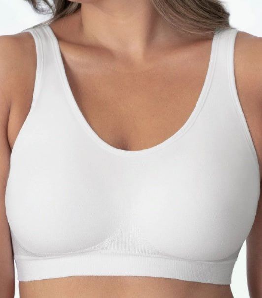 Women’s Plus Size Bra with Back Support and Fixed Straps