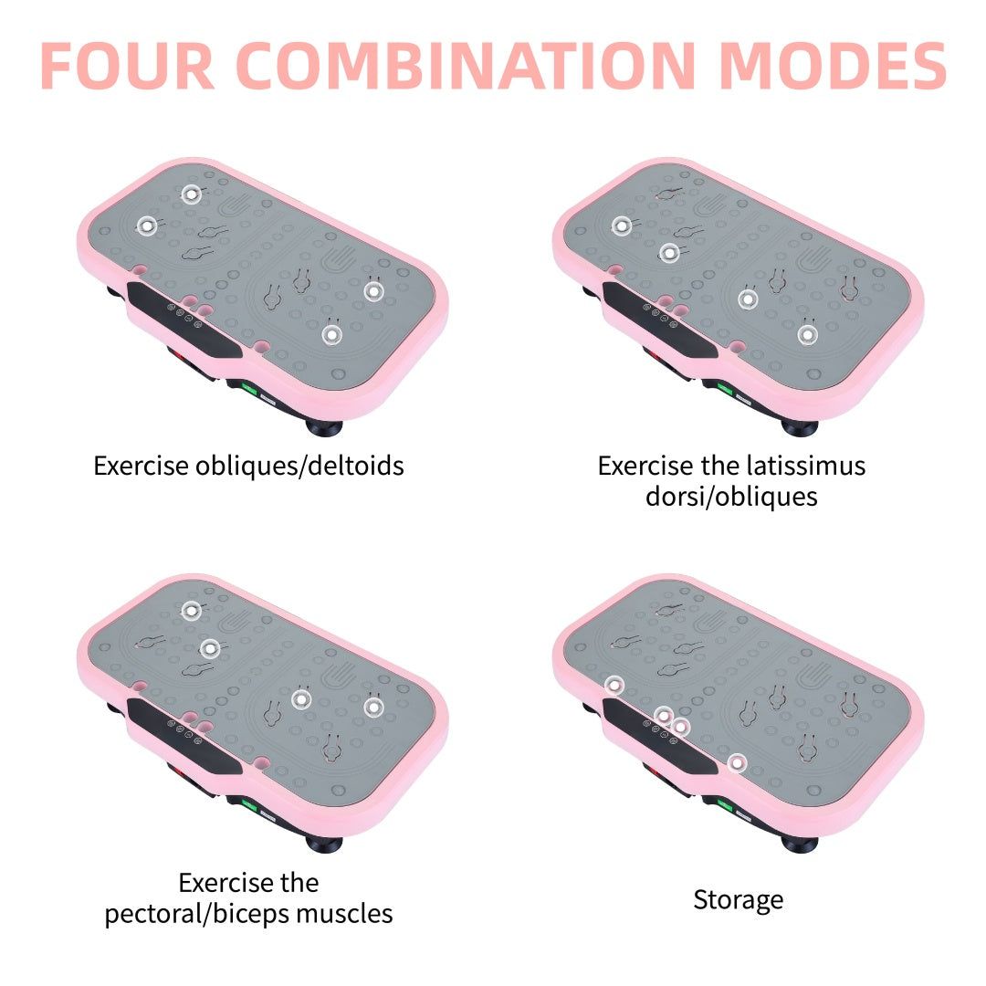 Vibration Plate Fitness Platform With Handles