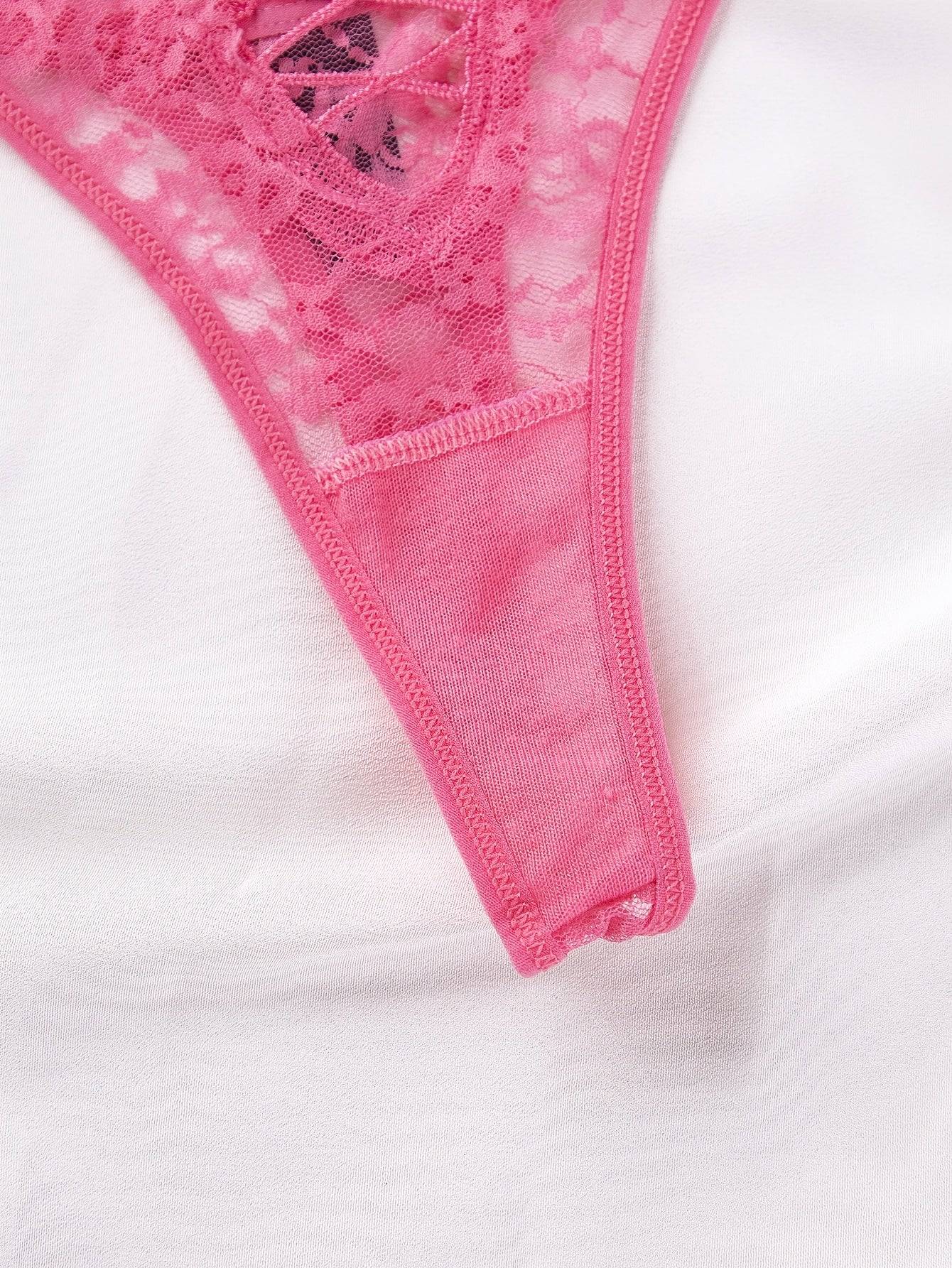 9-Pack Low Waist Lace Thongs for Women – Floral European Style, Breathable & Soft Fit