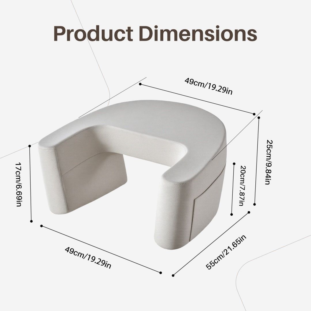 Ergonomic Reading Pillow with Arm and Waist Support