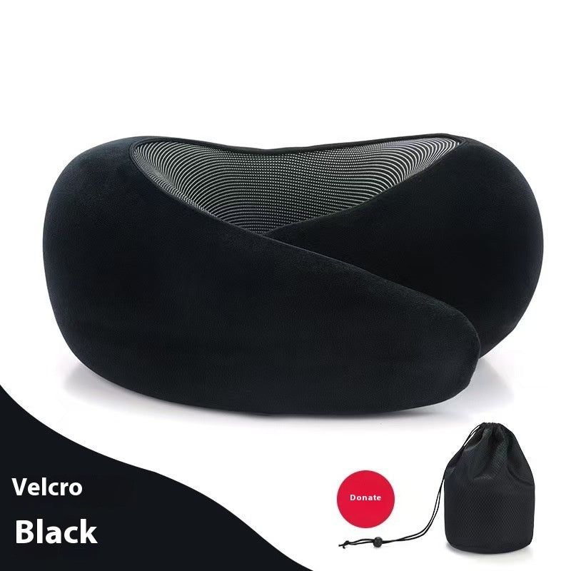 Memory Foam Travel Neck Pillow U Shape Adjustable Support