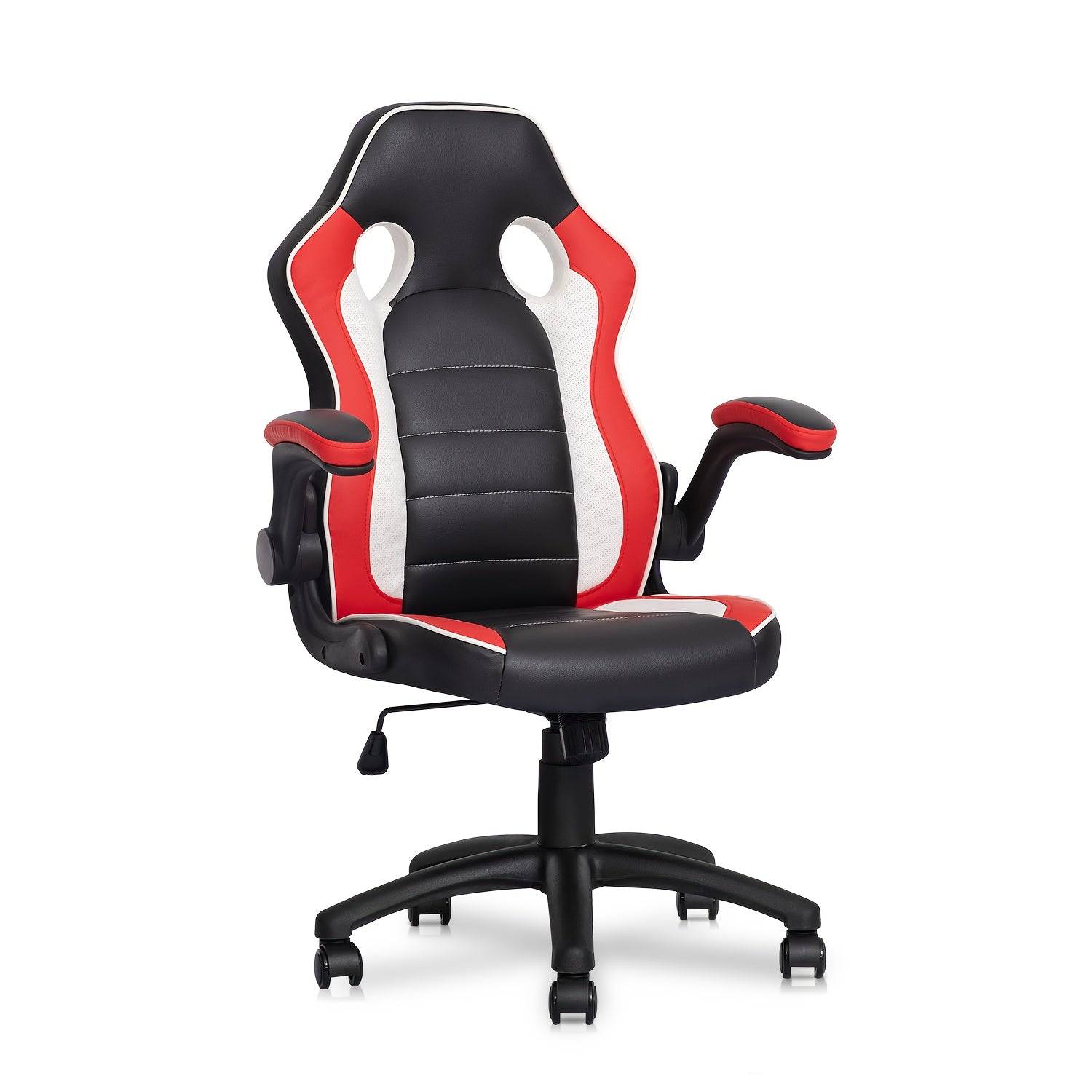 Ergonomic Gaming Chair with Flip-Up Arms – MoNiBloom Padded Computer Chair for Adults, Men & Women Gamers
