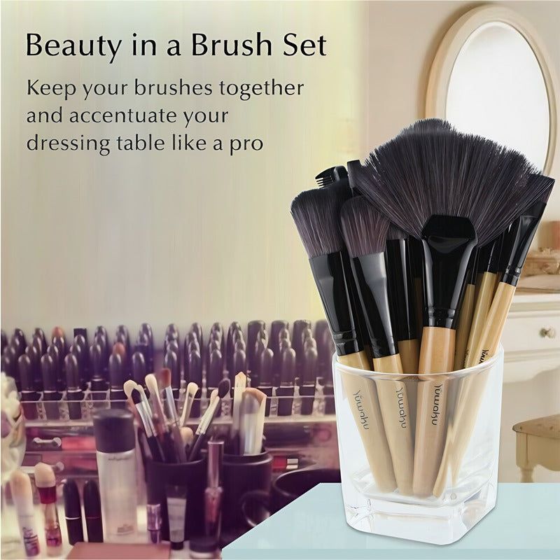 32 Piece Travel Makeup Brushes Set Portable Kit