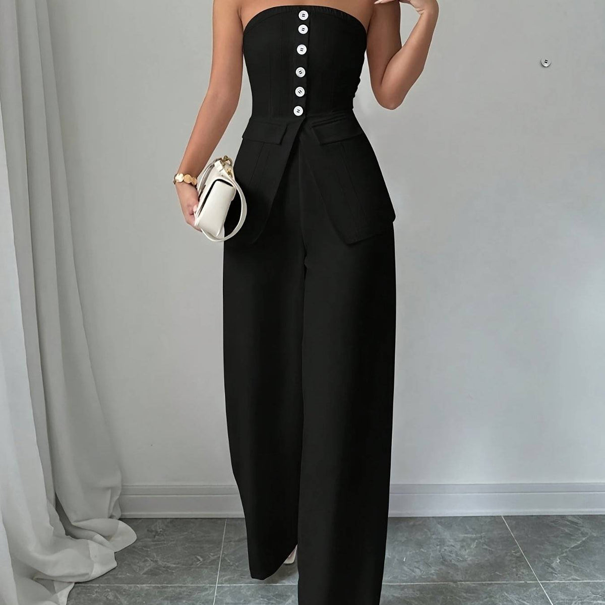 Women’s Elegant Vest Suit – Stylish 2-Piece Outfit for Spring & Summer Casual or Formal Wear