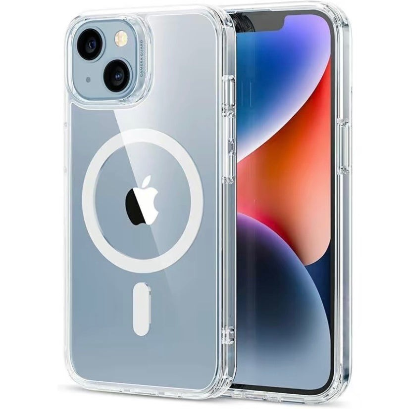 MagSafe Phone Case Clear Shockproof Military Grade Cover