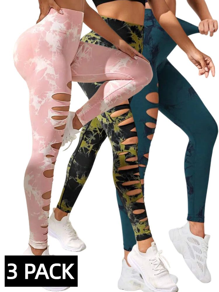Leggings Seamless High Waist Butt Lift 3 Pack Set