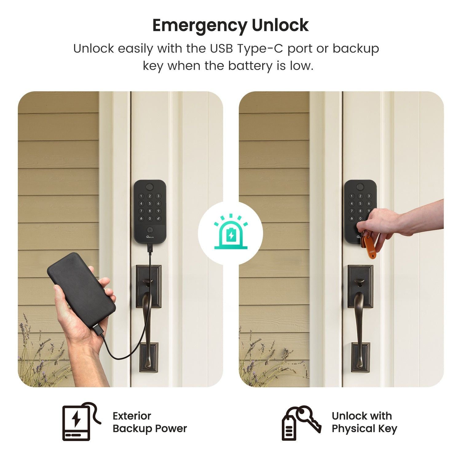 Door Lock Smart WiFi Bluetooth Fingerprint Keypad System