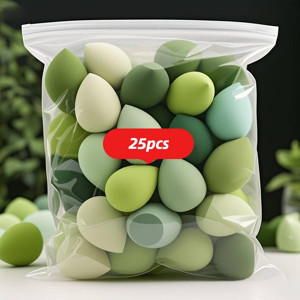 25pcs Latex-Free Makeup Sponge Set Beauty Blenders for Foundation, Cream & Powder Flawless Finish