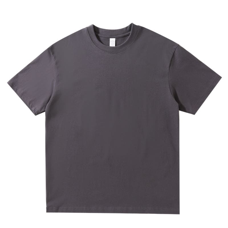 220g Round Neck Solid Color T-shirt Cotton Half Sleeve MAN - P.M.M&NAPOLES