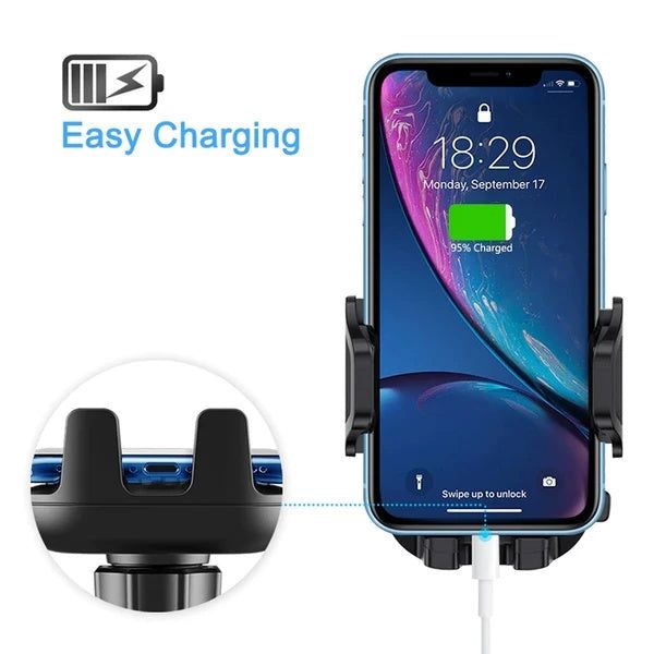 Car Phone Holder 360 Mount Windshield Suction GPS Stand