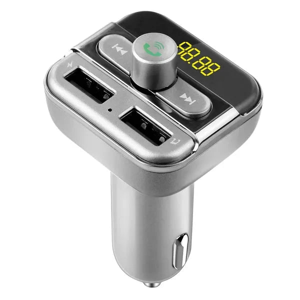 FM Transmitter Wireless Car Dual USB Fast Charge Music Play