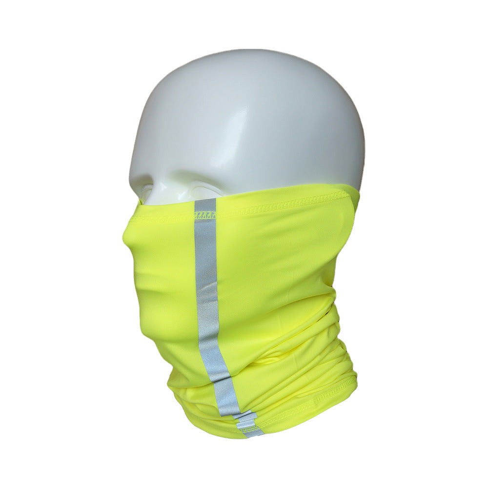 Reflective Sports Scarf Polyester Spandex Lightweight Breathable Magic Headwear for Summer Sun Protection