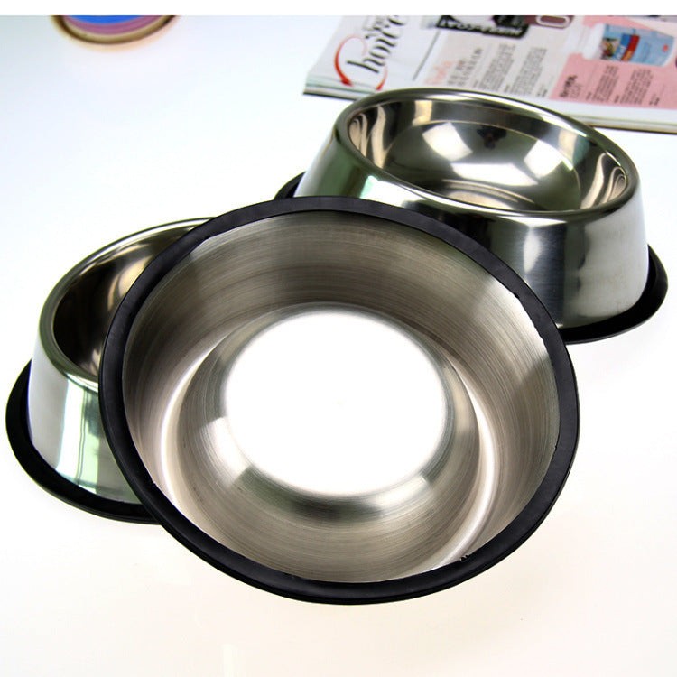Stainless Steel Dog Bowl with Non Slip Base Durable for Pets