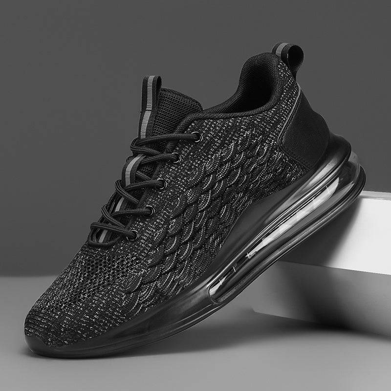 Men's Non-Slip Running Sneakers – Cushioned, Breathable Lace-Up Shoes for Gym, Office & Everyday Comfort
