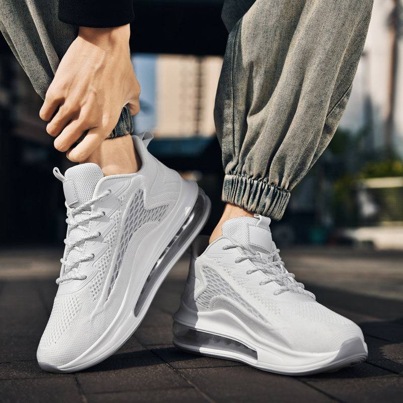 Men's Lightweight Gym Shoes – Breathable Mesh Sneakers with Air Cushion & Non-Slip Sole for Running, Tennis, Walking & Everyday Wear