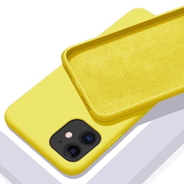 Shockproof Solid Color Resin Phone Case for iPhone 7–16 Pro, Full Coverage