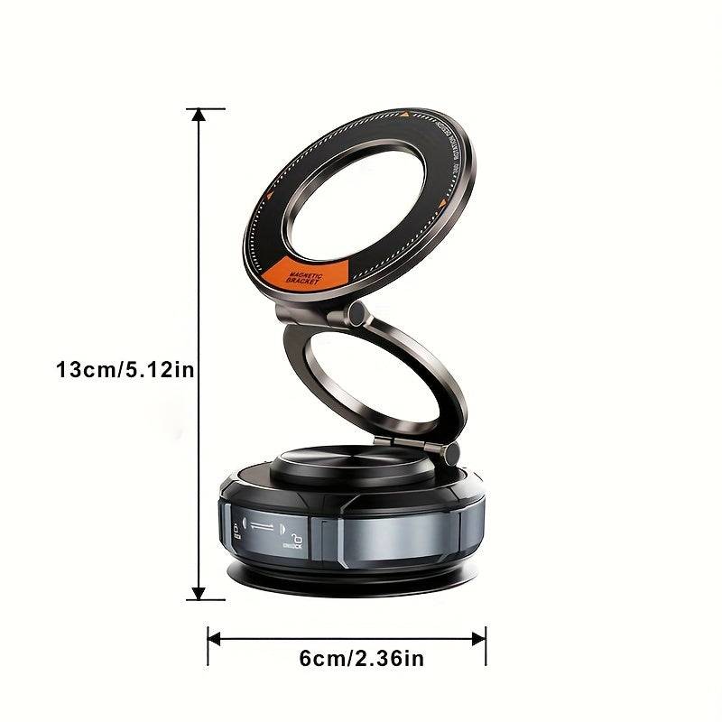 360° Rotatable Magnetic Car Phone Holder Adjustable Mount for iPhone 16–11 Pro Max, Android Phones & Tablets, Fits Car, Gym & Mirrors