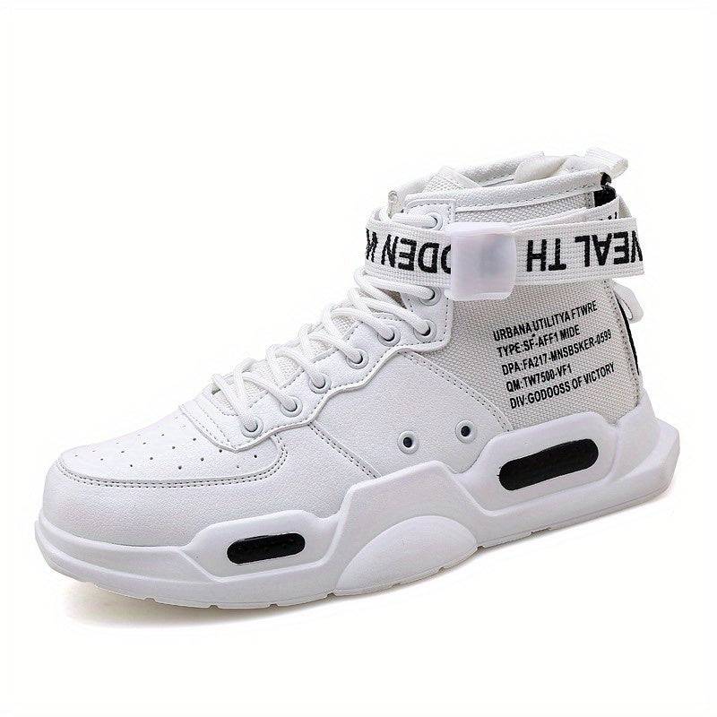 Men’s High Top Basketball Shoes Fashionable Sports Sneakers for Walking, Training & Casual Wear