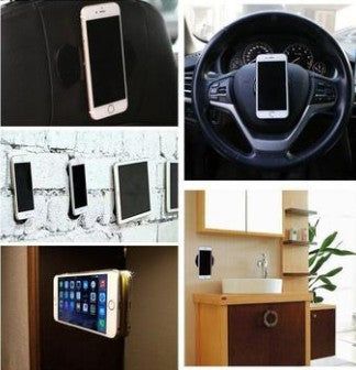 2 Pack Reusable Nano Gel Phone Stand Adhesive Pads
