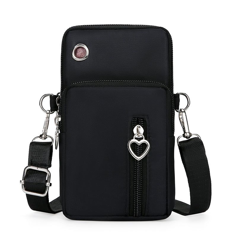 Canvas Phone Bag Crossbody Mobile Pouch