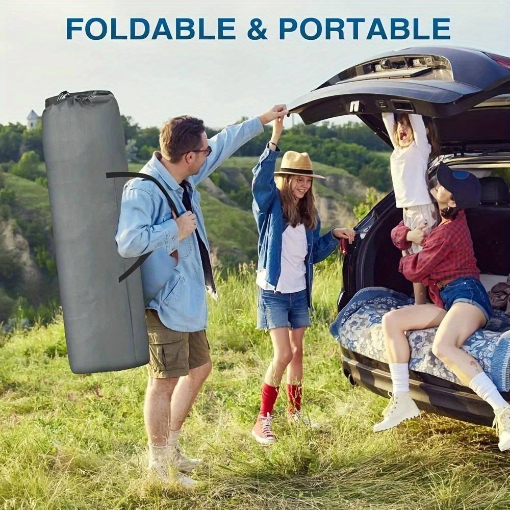 Portable Recliner with Thick Cushion and Easy Fold Design