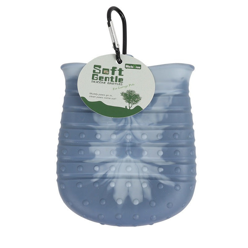 Dog Paw Cleaner Cup 2 in 1 Portable Pet Foot Washer Brush