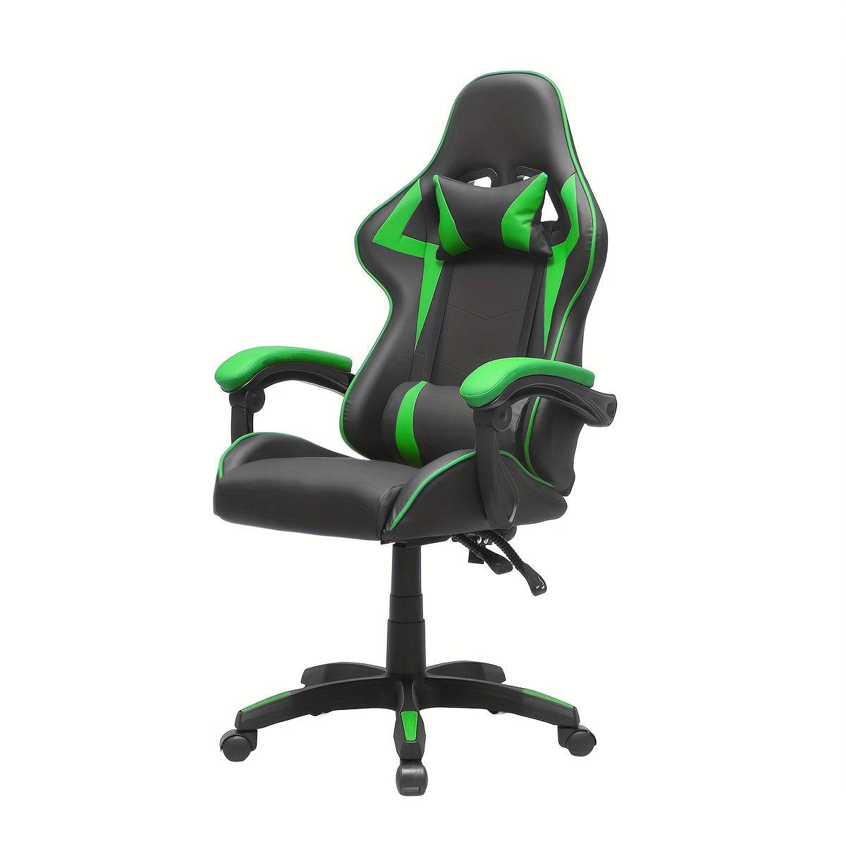 Yami Ergonomic Gaming Chair – 155° Reclining Office Chair with Lumbar Support & Headrest, White/Red/Black for PC Gaming & Home Office