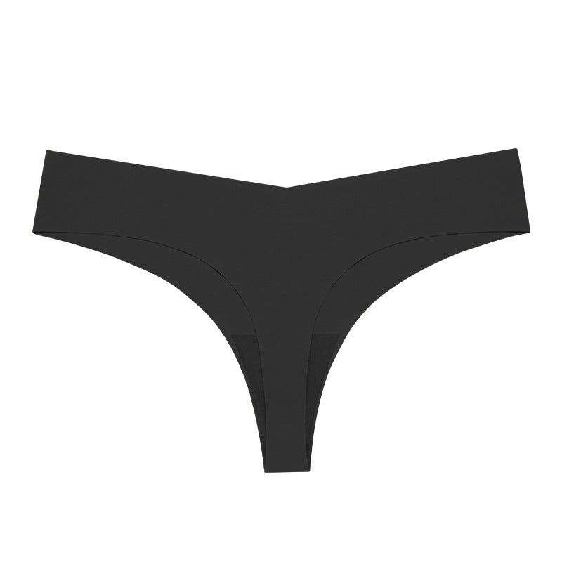 Women’s Seamless Sport Thong Low Waist T-Shape Underwear Breathable Stretch Fitness Panties
