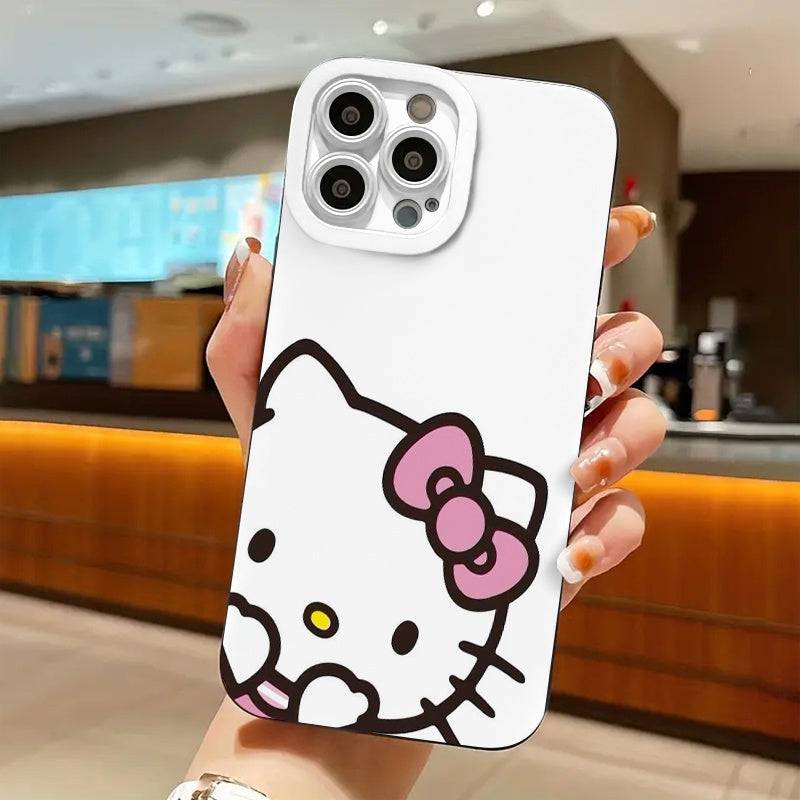 Cute Hello Kitty iPhone Case – Full Protection Girly Cover for Models 11 to 16 Pro Max, X/XS/XS Max, Ideal Gift for Birthdays & Holidays