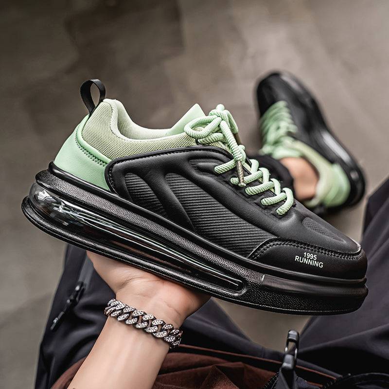 Men's Breathable Casual Sneakers – Lightweight Air Cushion Shoes with Shock Absorption for Daily Wear & All-Day Comfort