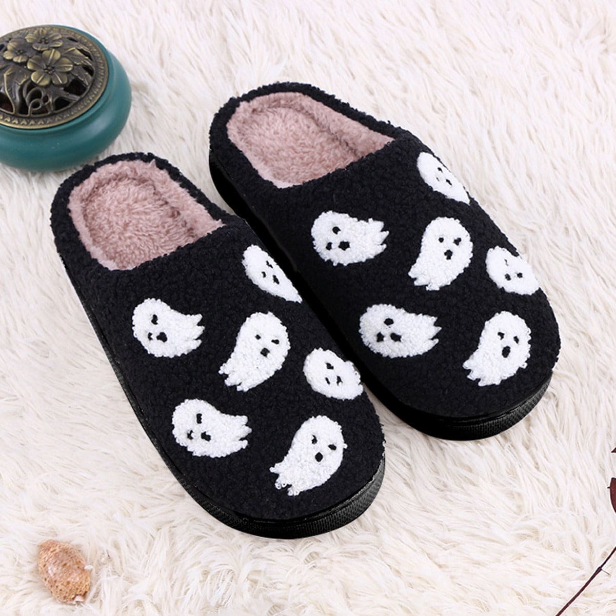 Cotton Slippers Cute Ghost Cartoon Home Cotton Shoes - PMMNAPOLES